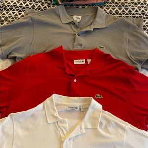 Lacoste polo shirts